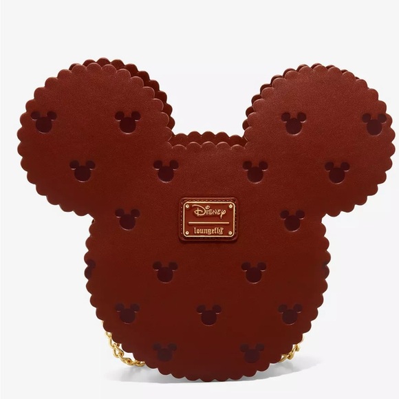 Loungefly Disney Mickey Mouse Ice Cream Sandwich Crossbody Bag - Picture 9 of 11